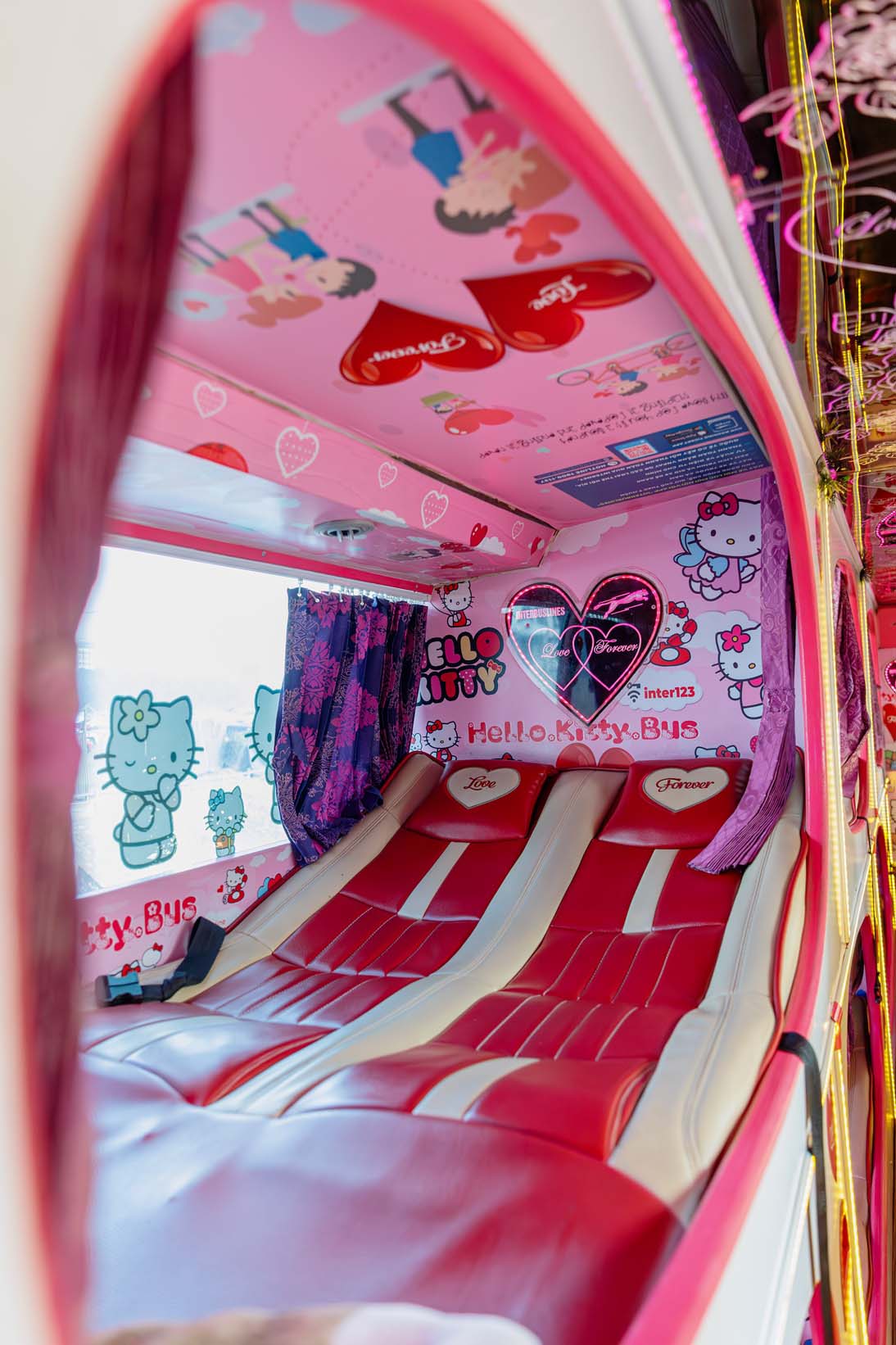 Single cabin sleeper bus from Hanoi to Sapa