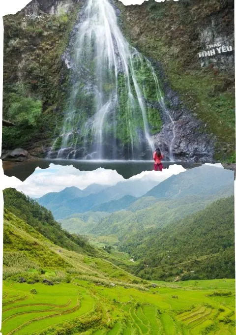 Waterfalls and traditional villages Sapa