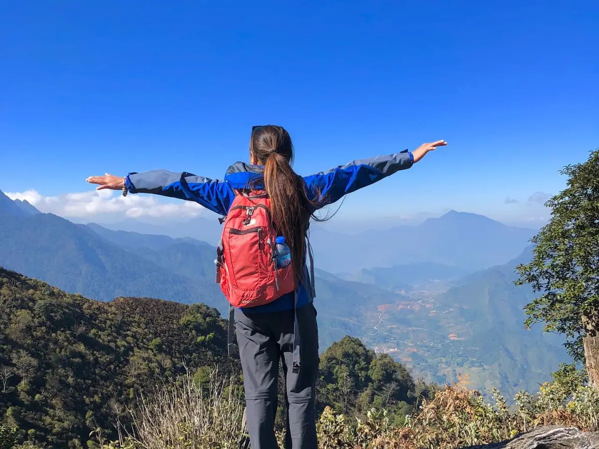 Forest trail section on the Sapa Adventure non-touristic trekking tour