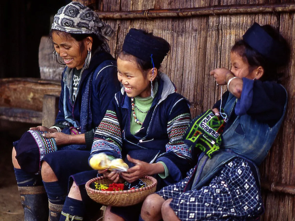 Ta Phin village path — Red Dao minority community visited on the Sapa waterfalls trek
