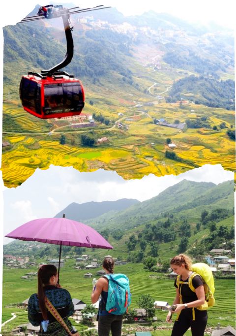 Rice Terraced fields and Fansipan Trekking Tour Sa Pa