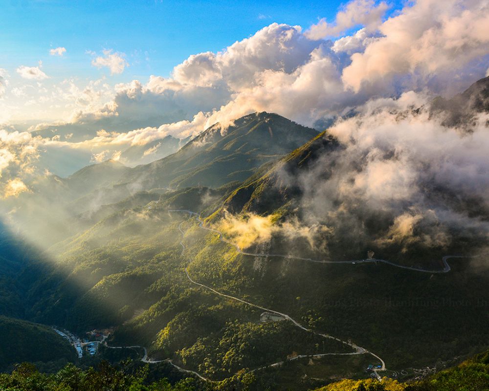 Beautiful scenery of mountains -  SapaTrekking Vietnam