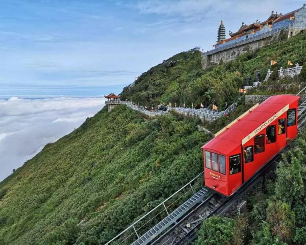 Fansipan Train to the top