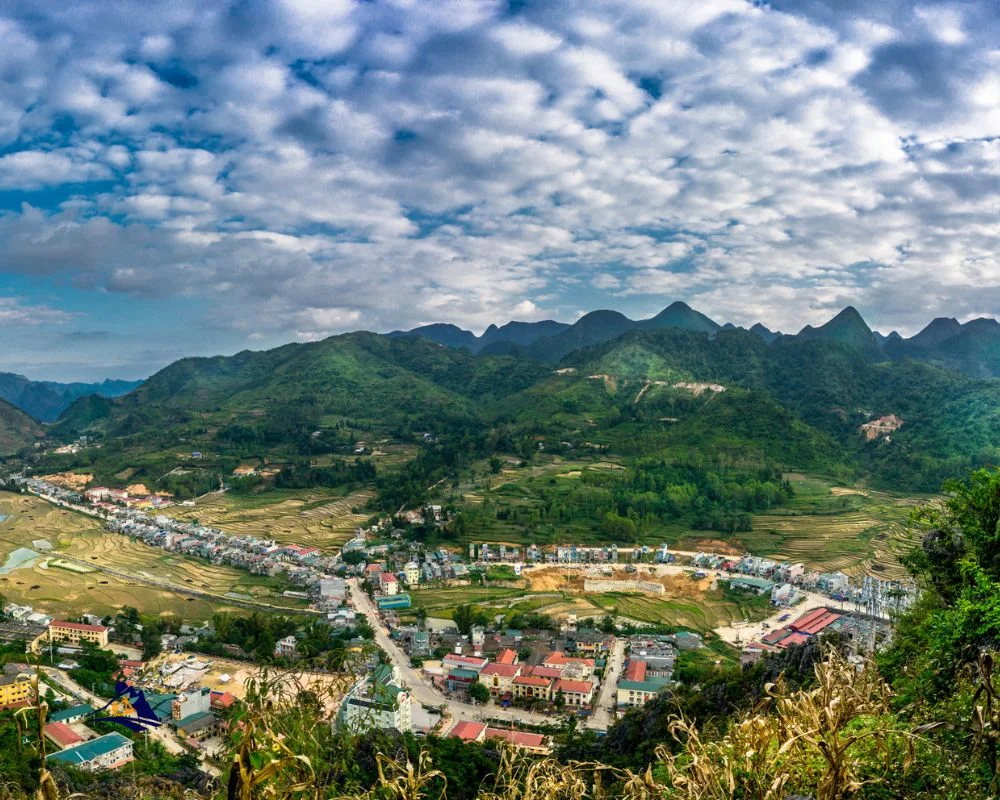 Bac Ha Plateau View From Above