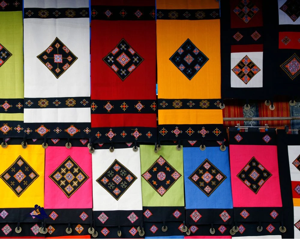 Fabric Pattern Of The Local
