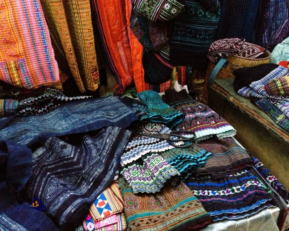 Traditional Fabric In The Market