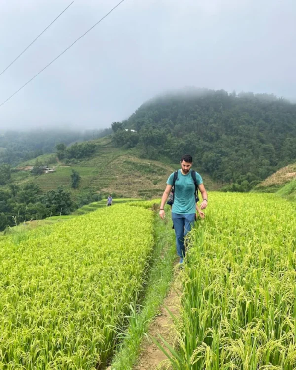 Trekking To Rice Terrced Fields