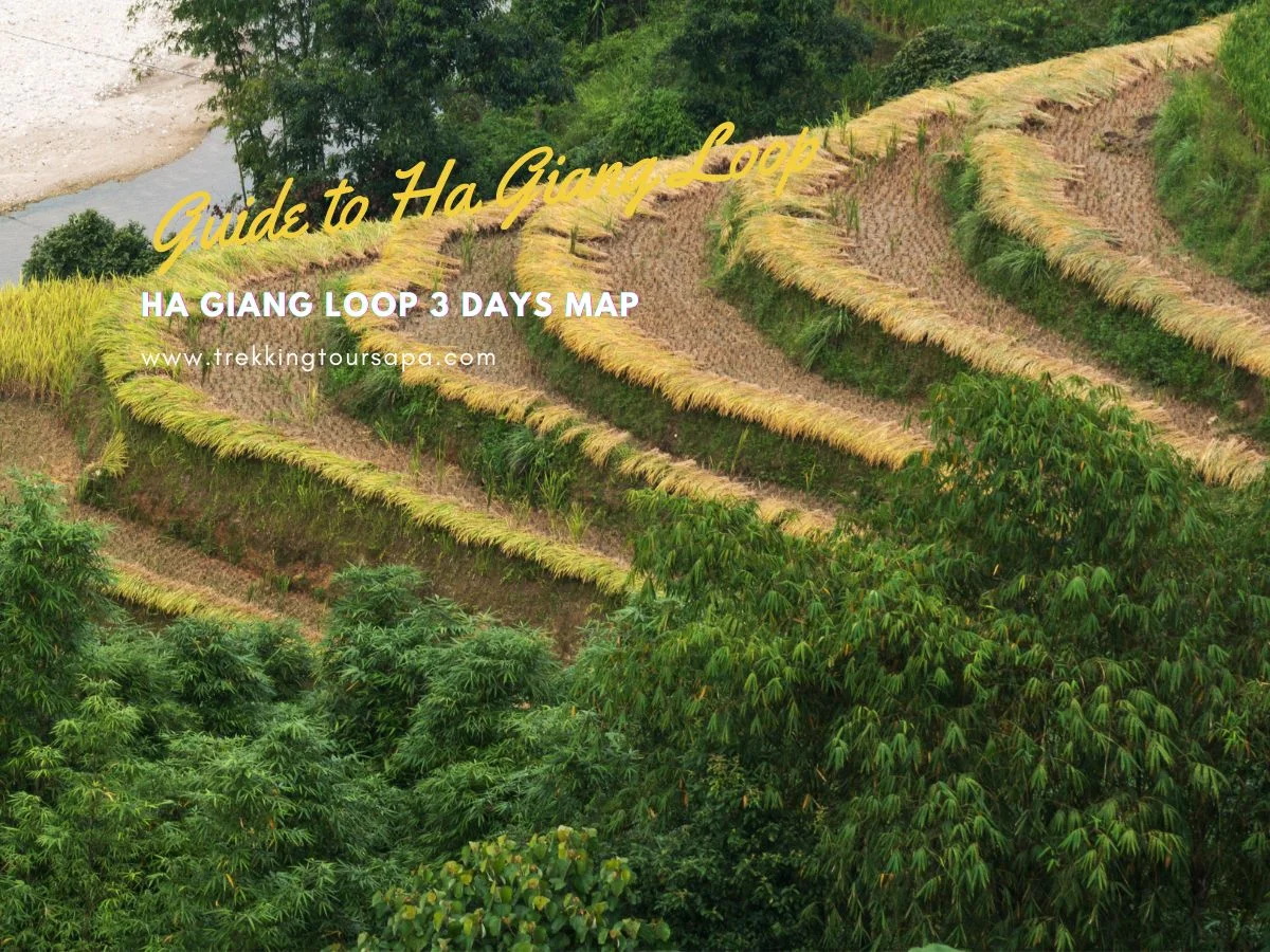 ha giang loop 3 days map