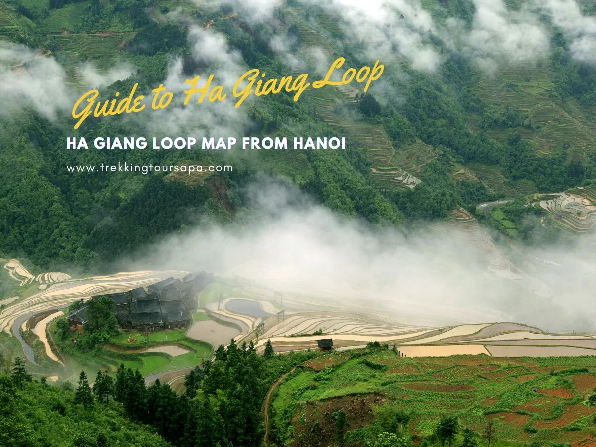ha giang loop map from hanoi
